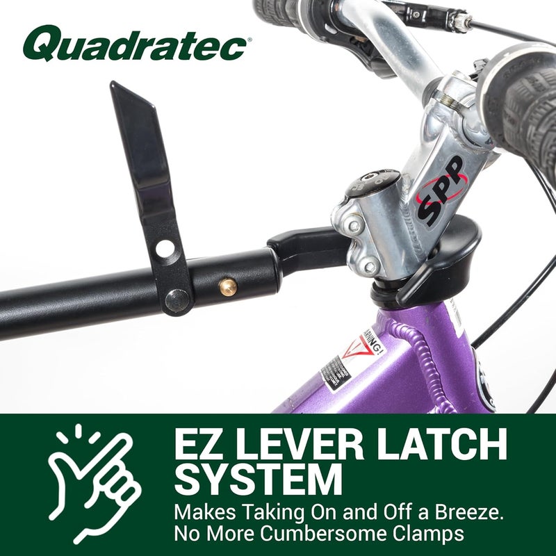 Quadratec Adjustable Bike Bar Adapter for Bike Rack - Bike Rack Accessories Bike Bar Bike Rack Crossbar Adapter Bike Rack Top Tube Adapter Bicycle Bar for Bike Rack - Adjust from 23.5 to 31.5 inches - Image 2